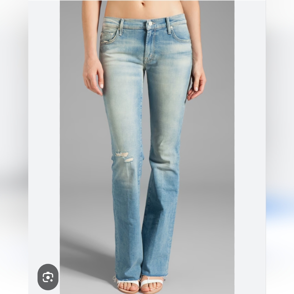 MOTHER The Slacker Fray Jeans in Wash- Love Drunk Cowboy Size 32! - Picture 1 of 14